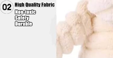 Chew tuff - Chew Toys for Small and Medium Dogs - Dog Squeak Toy - Dog Playtime Toy - Cute Animal Dog Toy - Corduroy Plush Pet Toy - Dog Friend - Dog Toy That relieves Boredom - Dog Teeth Cleaner