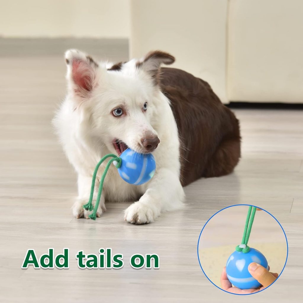 AUKL Interactive Dog Toys Wicked Ball Self Moving Motion Activated Ball