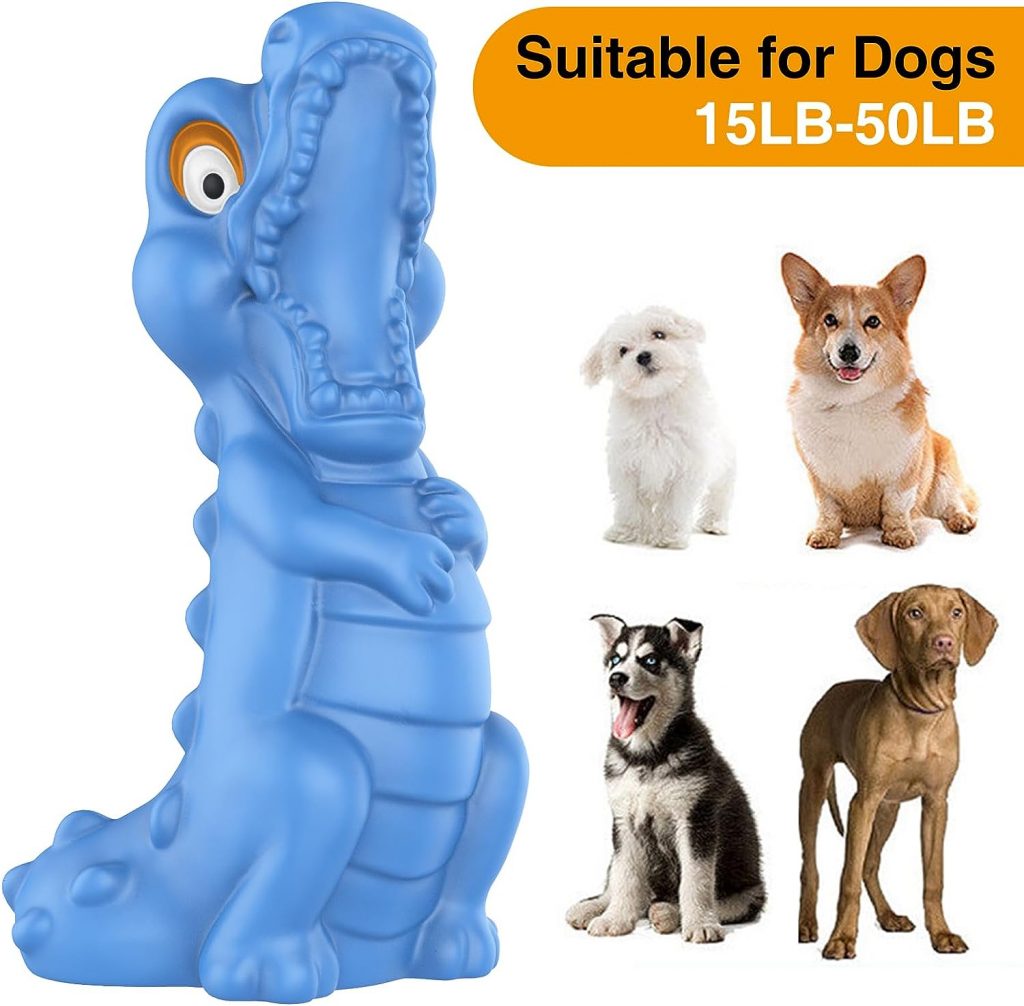 Dog Chew Toys for Aggressive Chewers - Healthy Milk Flavored, Durable Tough Dog Chew Toy for Medium/Large Breed Dogs, Best Extreme Chew Toys to Keep Them Busy