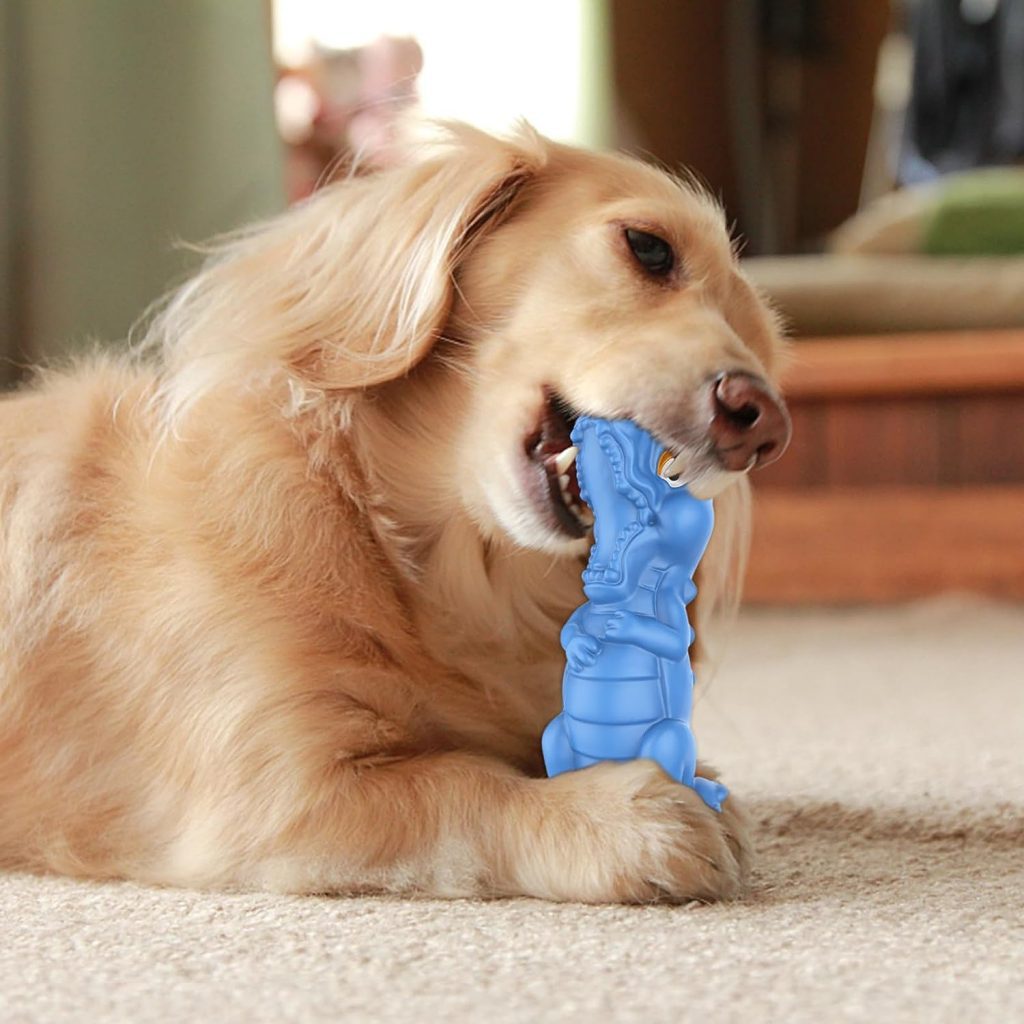 Dog Chew Toys for Aggressive Chewers - Healthy Milk Flavored, Durable Tough Dog Chew Toy for Medium/Large Breed Dogs, Best Extreme Chew Toys to Keep Them Busy