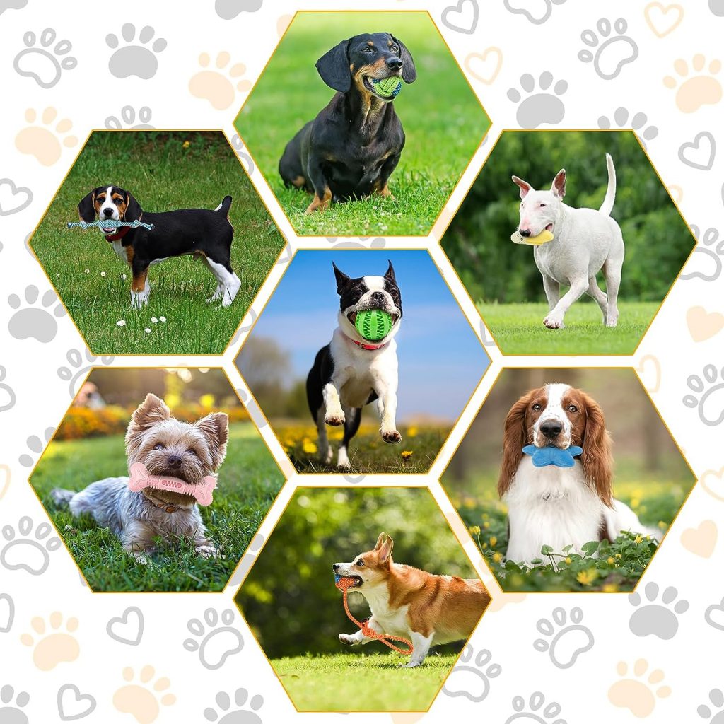 Enido 22 Pack Dog Rope Toys for Small  Medium Breed Dogs, Durable Chew Toys, Puppy Teething Toys, Dog Chew Toys, Promote Dog Dental Health, Exercise  Bonding