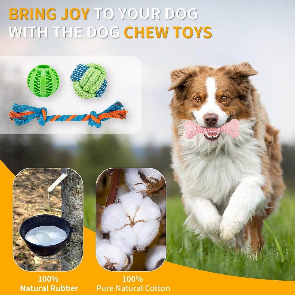 Enido 22 Pack Dog Rope Toys for Small  Medium Breed Dogs, Durable Chew Toys, Puppy Teething Toys, Dog Chew Toys, Promote Dog Dental Health, Exercise  Bonding