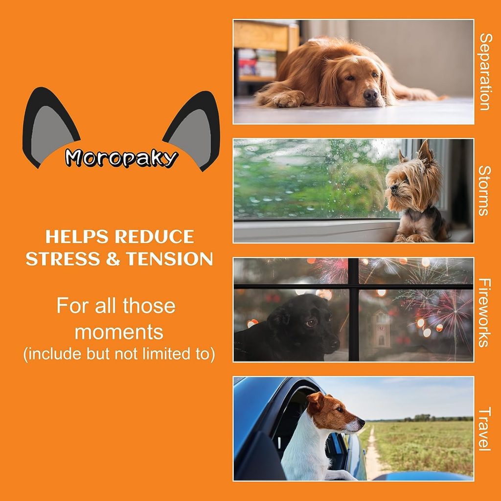 Moropaky Heartbeat Toy Puppy Heartbeat Blanket for Dog Anxiety Relief, Heartbeat Stuffed Animal for Puppy Calming Aid Behavioral Aid, Comfort Cuddly Toy for Dogs Cats Pets