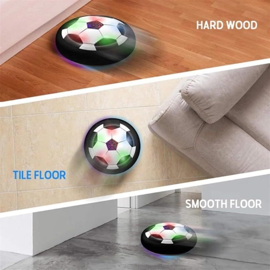 Thcbme New Active Gliding Disk - with Cool Lighting Effects, Interactive Gliding Disk Dog Toys, Dog pets Motion Activated Automatic Gliding Disk Toys (Color : LED Light)