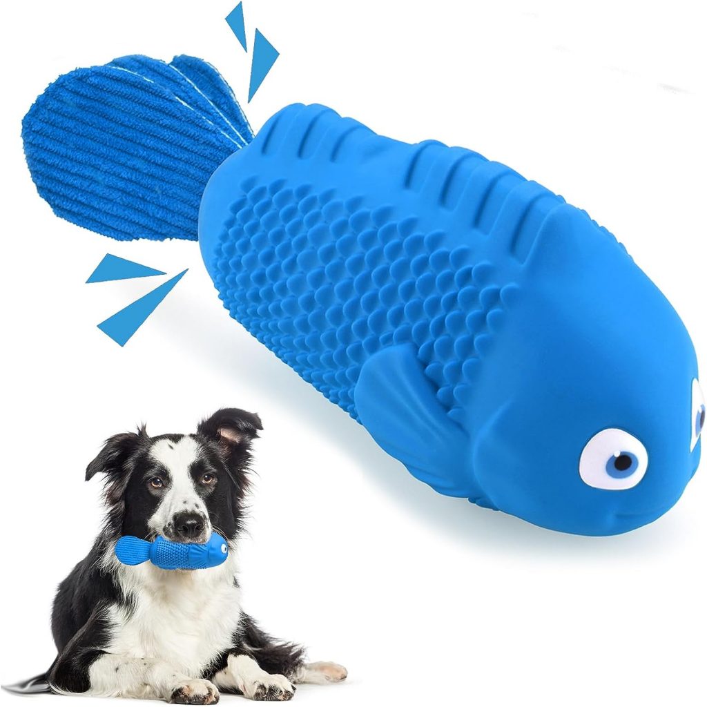 WinTour Squeaky Dog Toys for Aggressive Chewers, Dog Chew Toys for Aggressive Chewers Large Breed, Indestructible Dog Toys for Large Dogs Aggressive Chewers, Tough Chew Toys for Dogs, Durable Dog Toys