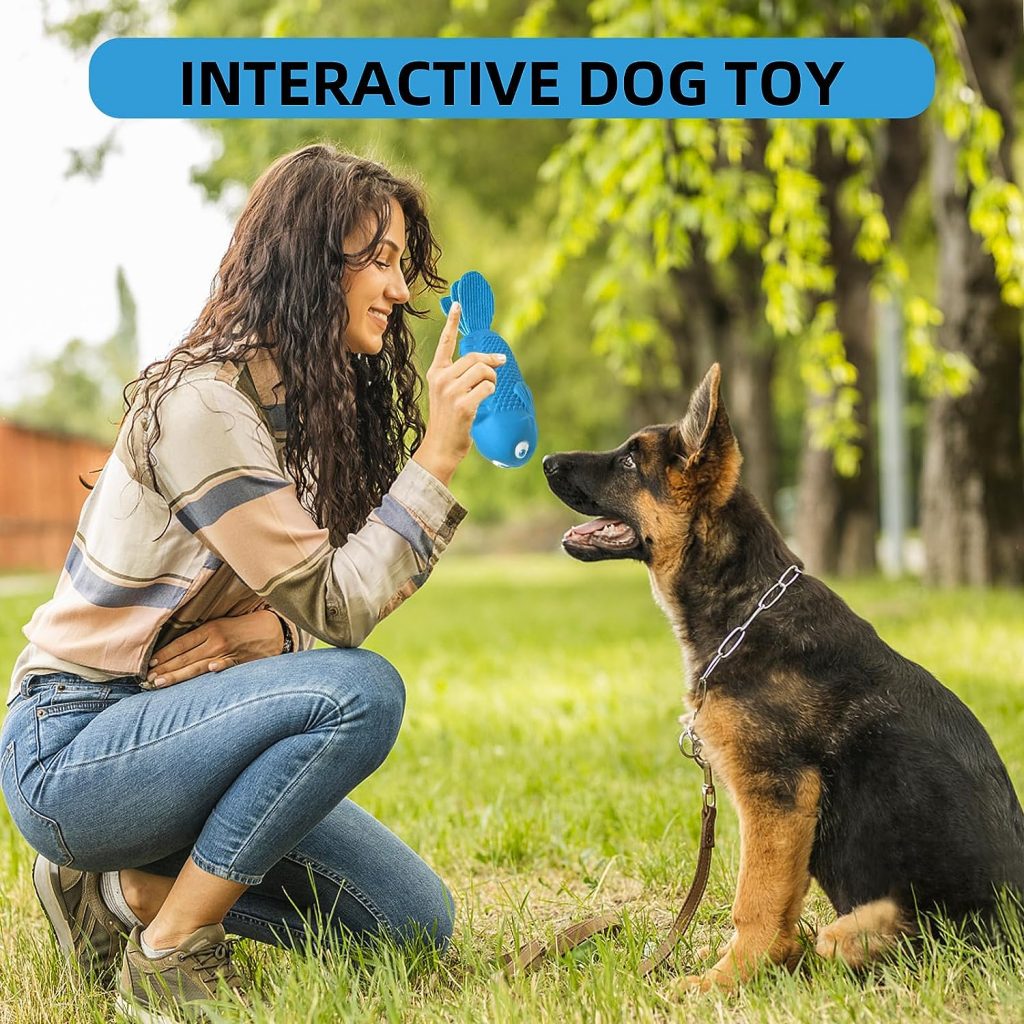 WinTour Squeaky Dog Toys for Aggressive Chewers, Dog Chew Toys for Aggressive Chewers Large Breed, Indestructible Dog Toys for Large Dogs Aggressive Chewers, Tough Chew Toys for Dogs, Durable Dog Toys